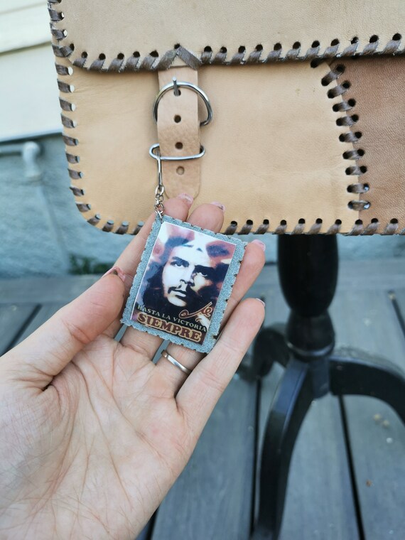 Vintage Tooled Leather Purse With Che Guevara    … - image 3