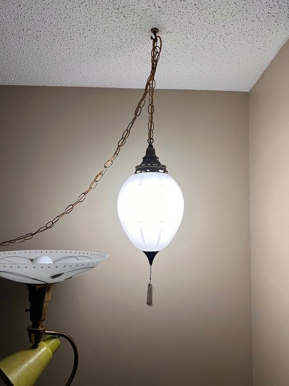 Vintage Mid Century Swag Lamp mid 