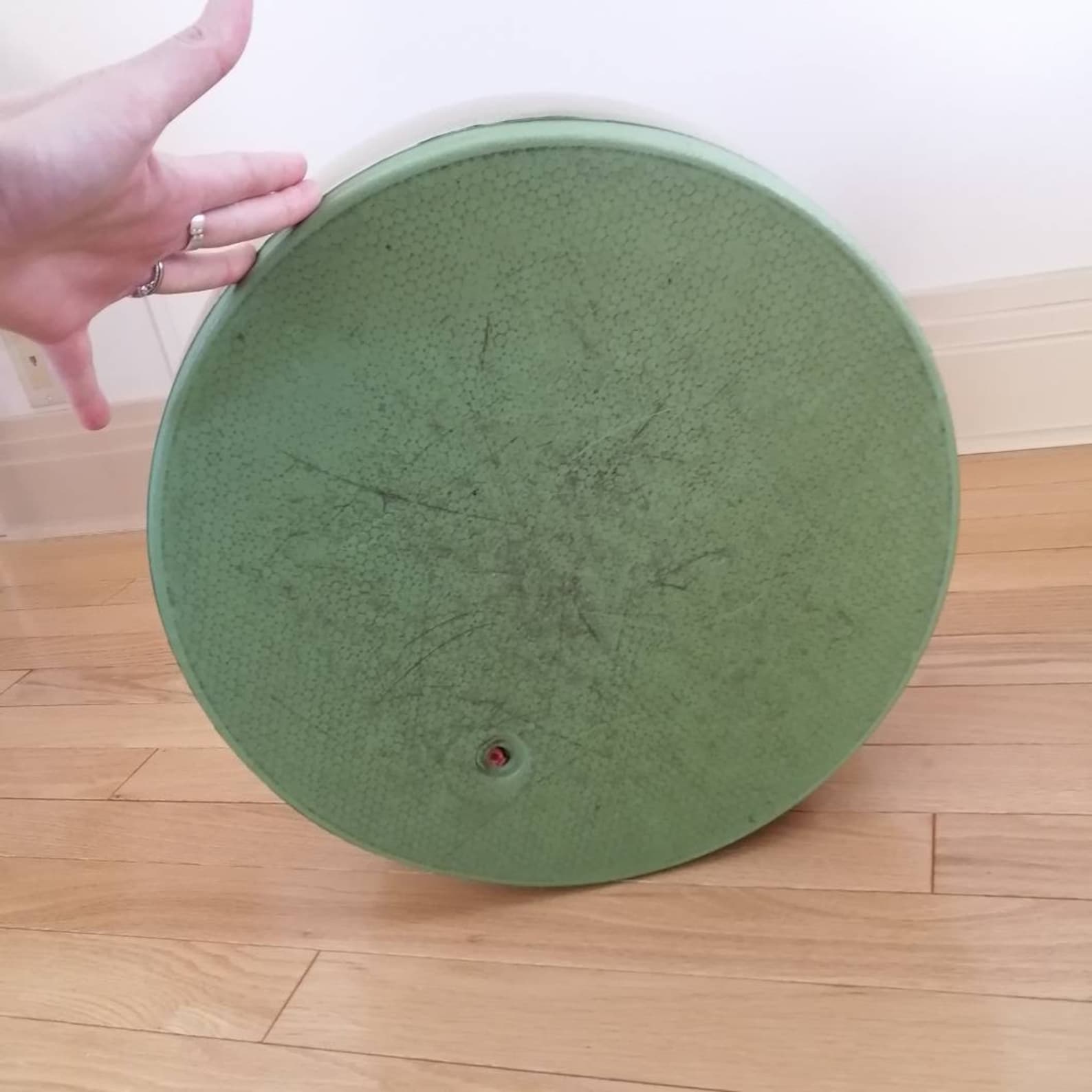 Vintage Inflatable Ottoman Terrarium Ottoman 1950s Modern Etsy