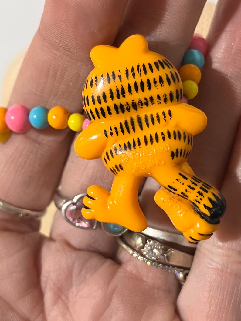 Vintage Garfield Necklace 1981 zdjęcie 5