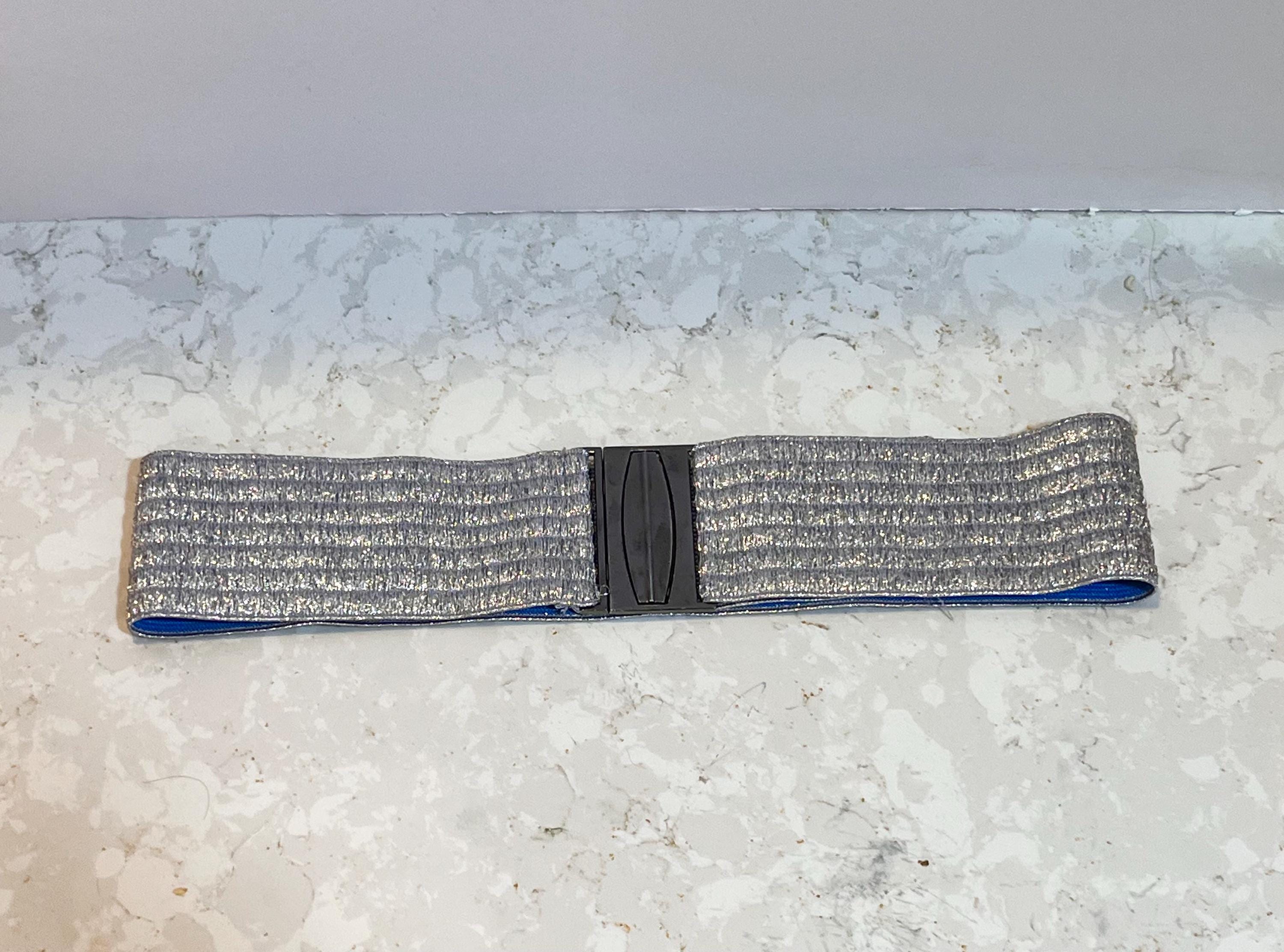Vintage 1970s Silver disco belt