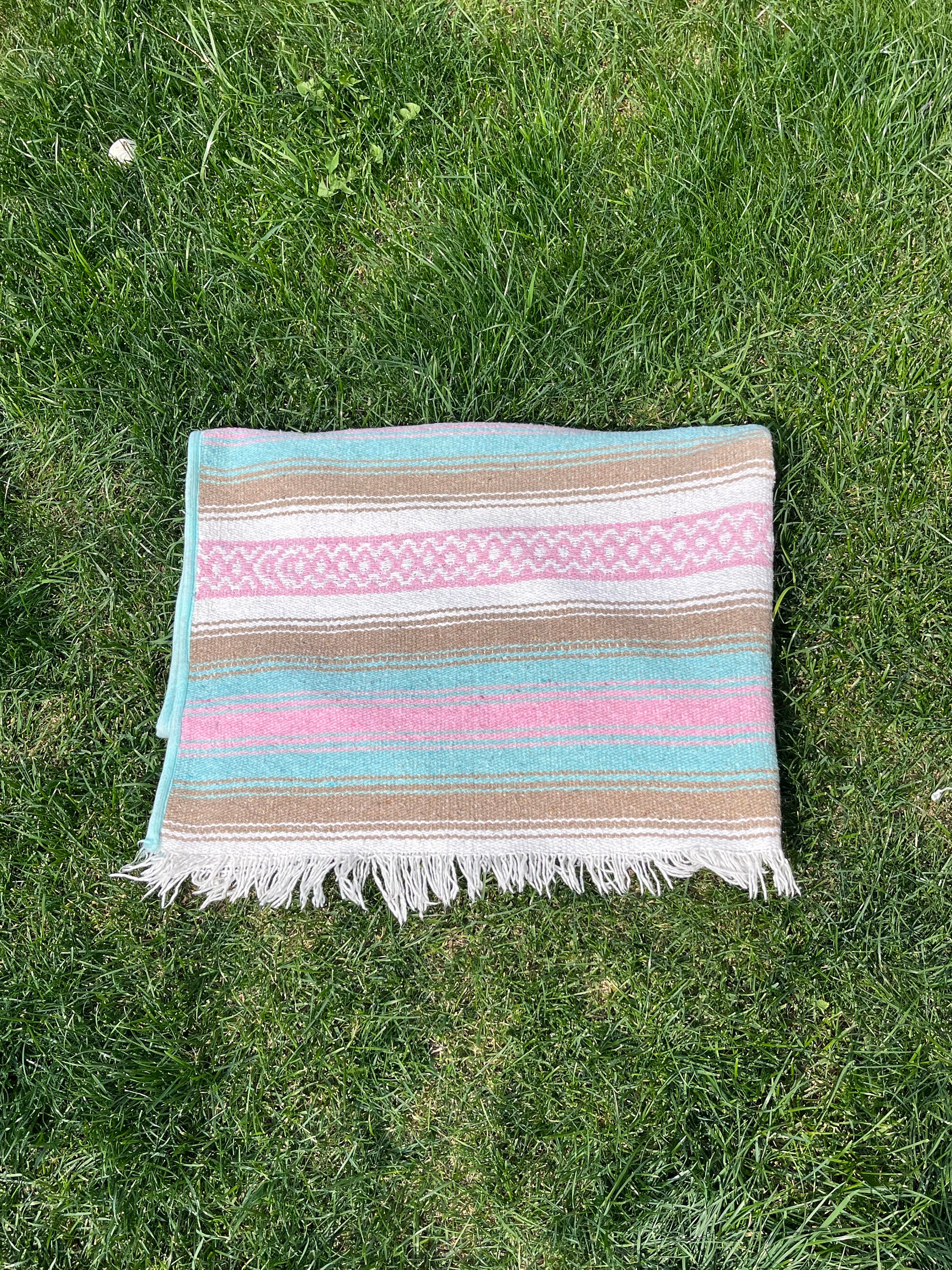 Pastel mexican blanket hotsell