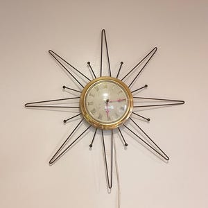 MCM Sunburst Starburst Uhr Authentisch Westclox