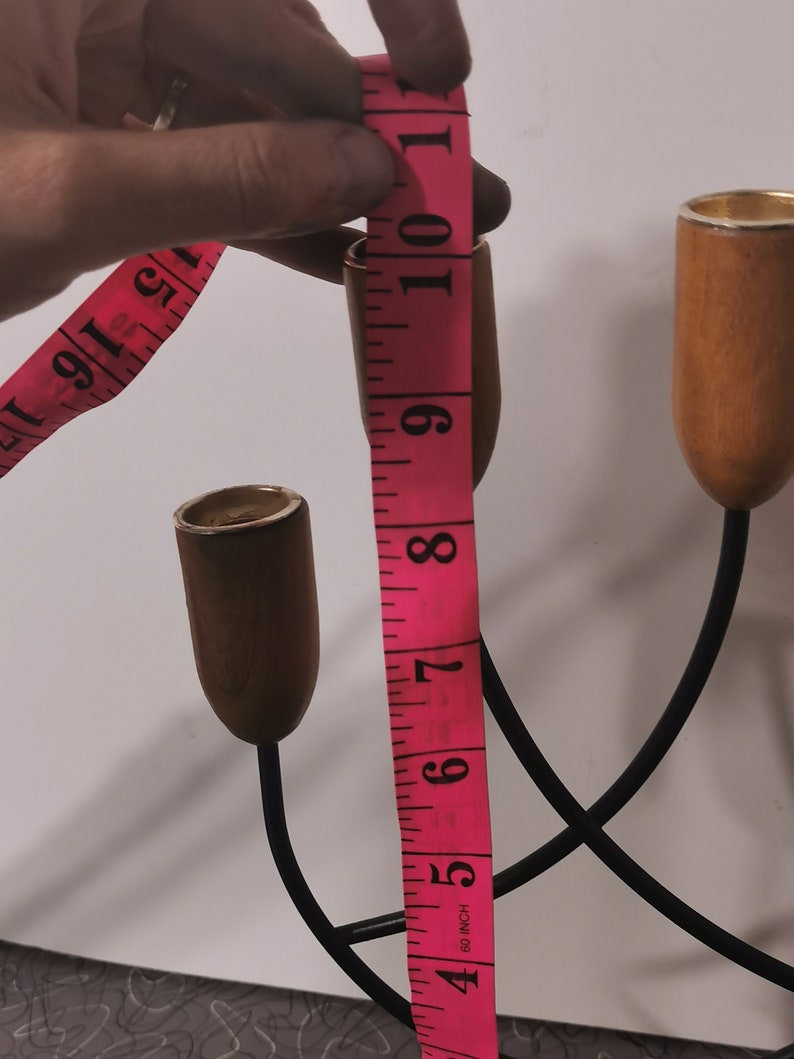 MCM Teak Danish Modern Candle Holder Candleabra - Etsy Canada