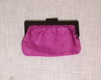 Purple Clutch Purse Made in Italy Vintage / 60's Clutch / Retro Purple Purse