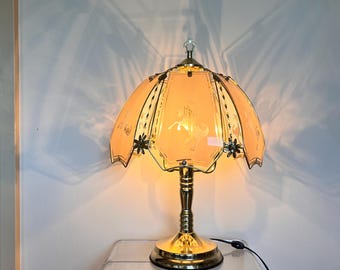 Vintage Brass Unicorn Lamp