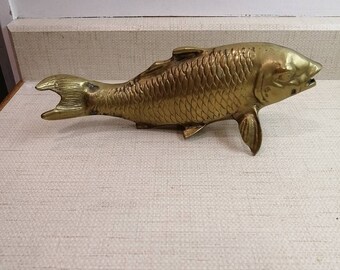 Vintage Brass Carp Koi Fish Solid Heavy Brass - Etsy Canada