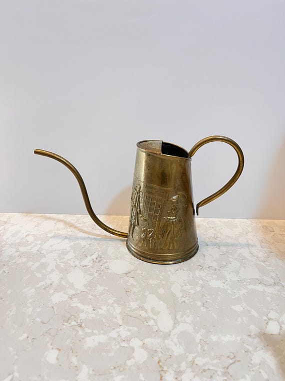 Vintage Messing Gießkanne Dekorative Kleine Gießkanne