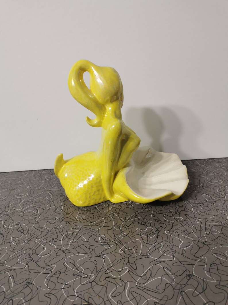 Vintage Ceramic Mermaid Soap Dish Ashtray Etsy
