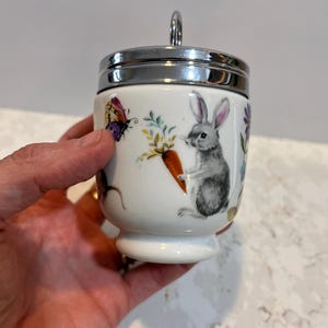 Vintage Royal Worcester Egg Coddler A Skippety Tale With Bunny!! image 4