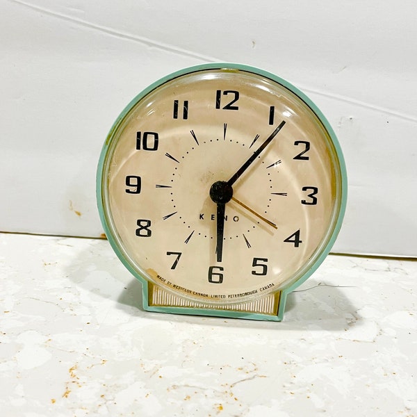 Vintage Aqua Alarm Clock