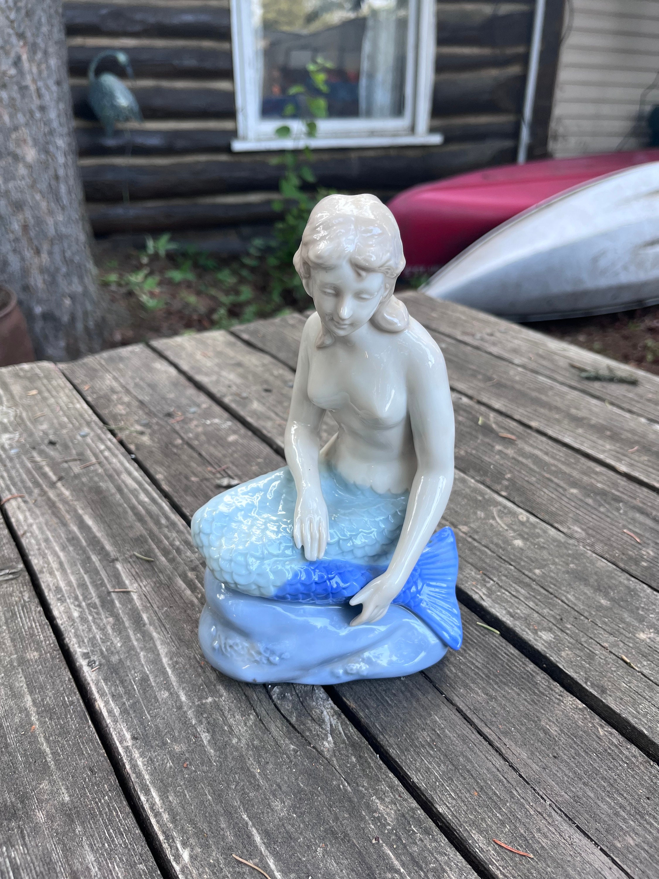 Vintage Little Mermaid Statue Copenhagen Denmark - Etsy 日本
