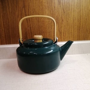 Vintage Farberware Teak-Handle 1-quart Stainless Steel Tea Kettle