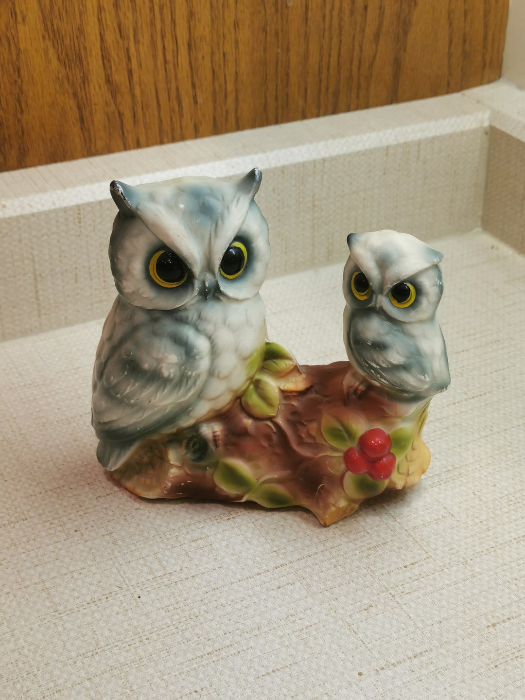 Kitsch Owls 1970s Big Eye Ceramic Owls - Etsy