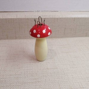 Vintage Knitting Mushroom