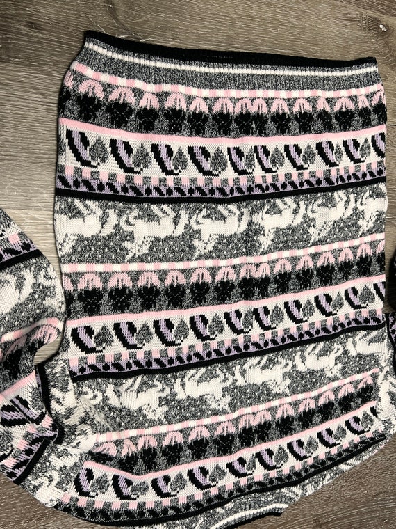Vintage Ladies Unicorn Sweater 1980s Pastel Unico… - image 5