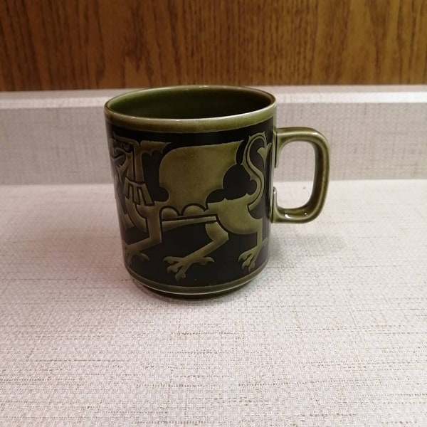 Vintage Hornsea Pottery Dragon Mug