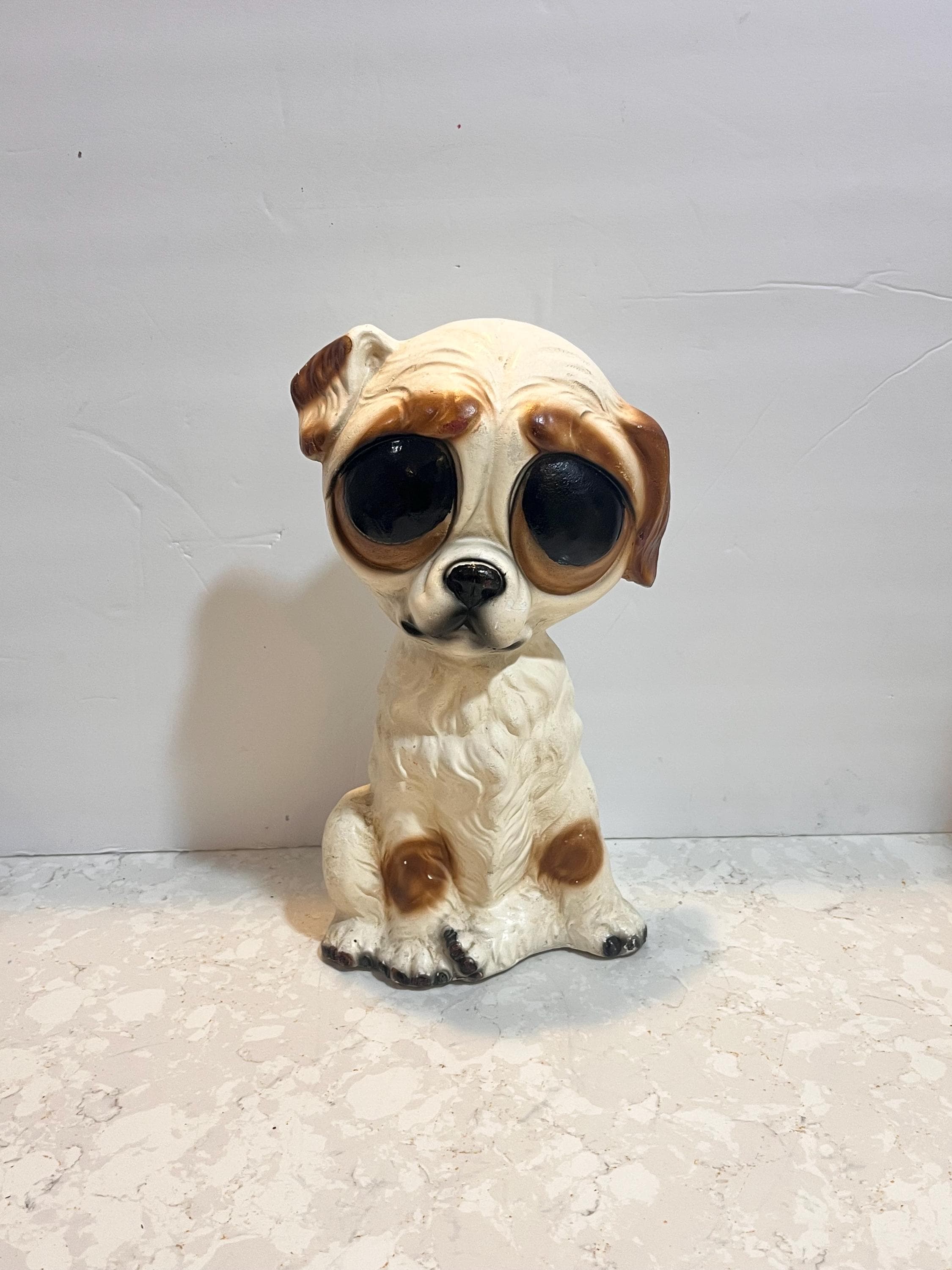 Vintage Big Eye Puppy Giant 11in Dog Figurine - Etsy