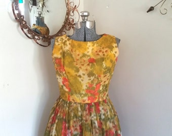 Vintage 1960's Floral Sundress