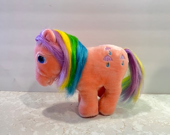 Vintage My Little Pony Hasbro Softies Parasol RARE Earth Pony Plush