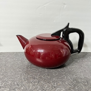 Vintage Mid Century Modern Kettle Mod Kettle Made in Japan Enamel