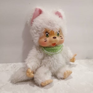 Monchichi Kitty Cat Thumb Sucker Doll Cute