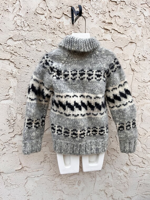 Vintage Wool Cowichan Sweater The Dude Style With… - image 4