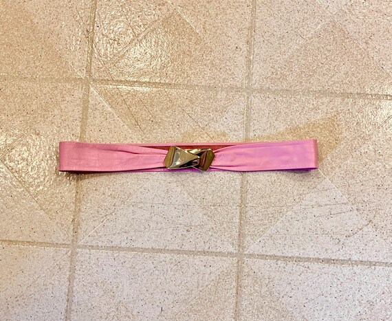 Vintage 1980s Emanuel Leather Belt Bubblegum Pink - Etsy Israel display picture 2
