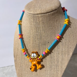 Vintage Garfield Necklace 1981 zdjęcie 3