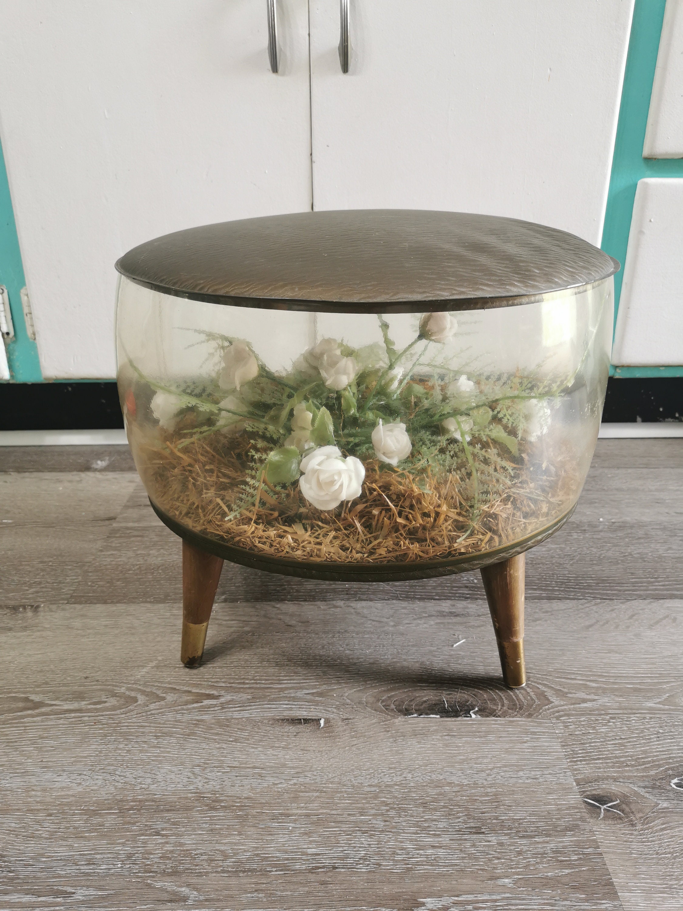 Terrarium footstool deals