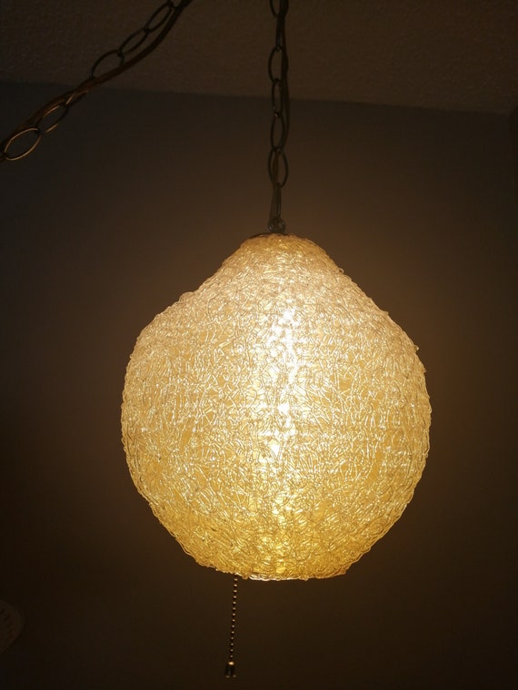 Lucite Spaghetti Swag Lamp Mid Century Modern Etsy Australia