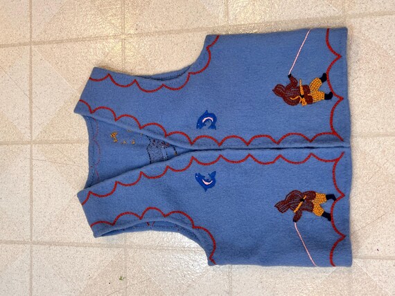Vintage Inuit Vest Beautiful Handmade Intuit Regalia Art View 4