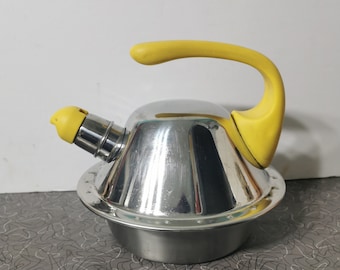 Vintage Modern Ikea UFO Stainless Kettle Modern Mod Kettle