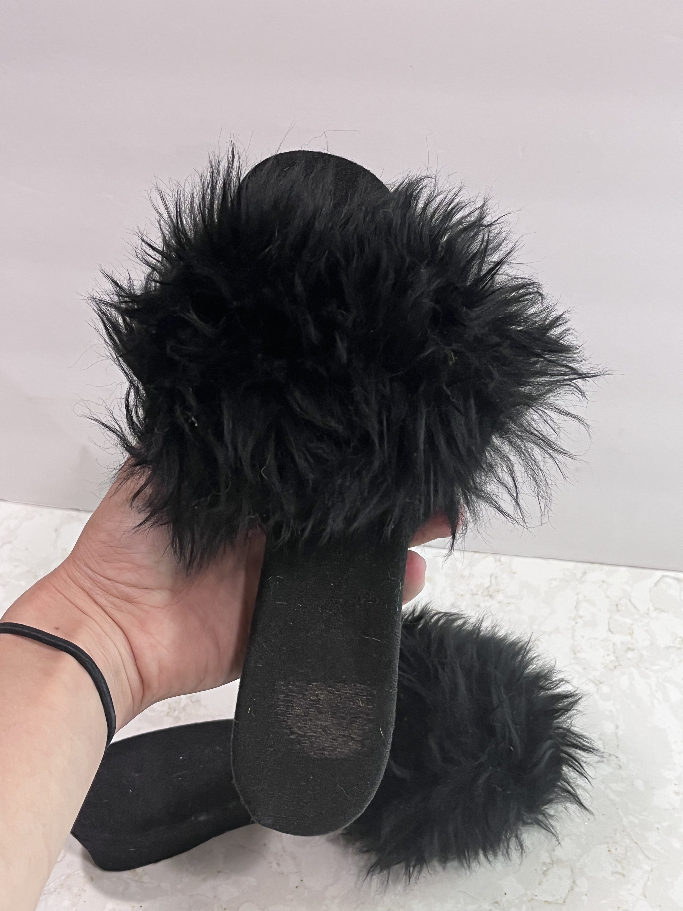 Boudoir wedge deals slippers
