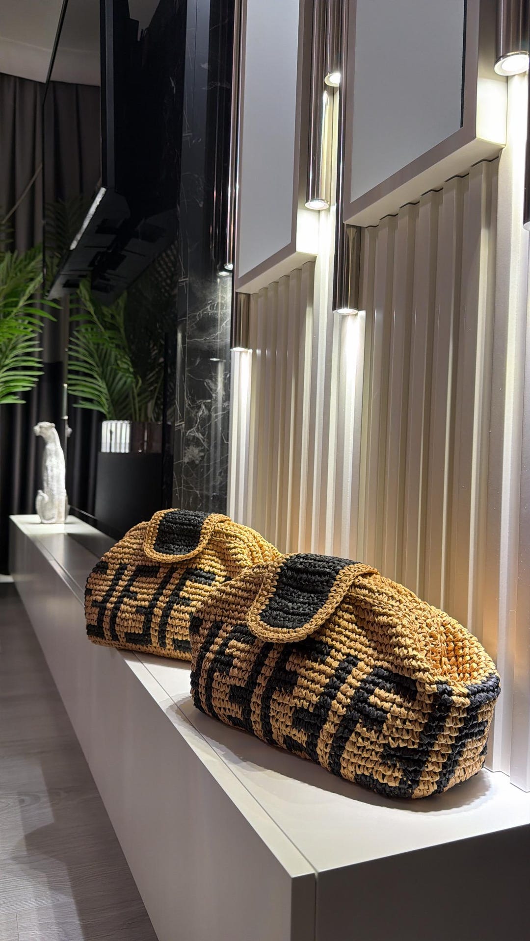 Handmade Raffia Fndi Handbag - Etsy