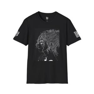 Looking Left (Unisex Softstyle T-Shirt)