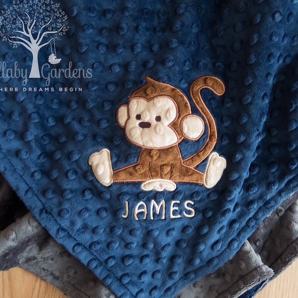 Monkey Blanket Etsy