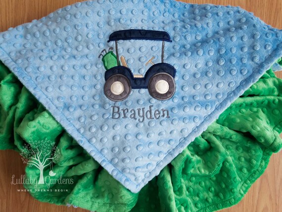 personalized minky baby blanket