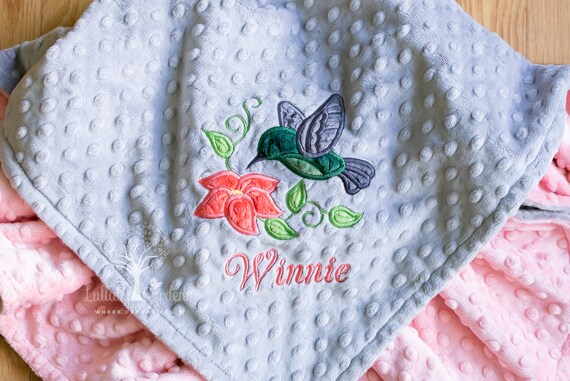 Hummingbird baby blanket new arrivals