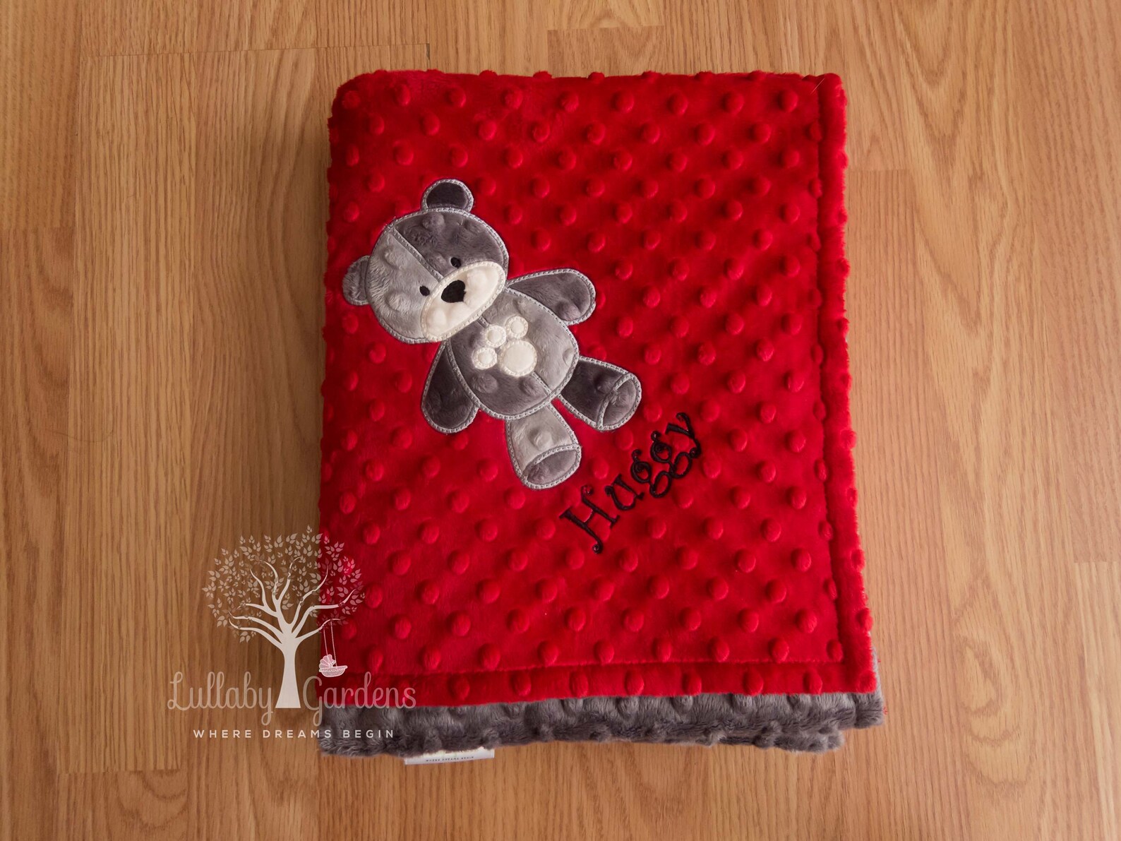 Baby Boy Minky Blanket Teddy Bear Stroller Blanket Crib Etsy