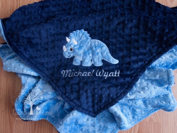 personalized minky baby blankets