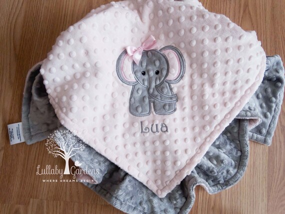 minky baby blanket personalized