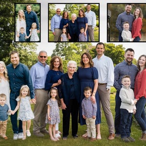 Add Deceased Loved One Add Person To Photo-Gift for Family Add love one to picture Combine Different Photos loved one portrait gift for mum
