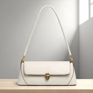 Bolso de cuero para mujer, bandolera y axila, de gran capacidad, de lujo.