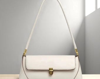 Leather Underarm and Shoulder Bag for Women Large Capacity Luxury Handbag