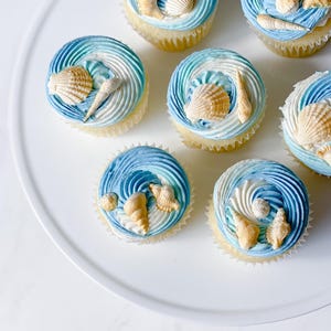 Seashell Cupcakes - Digital Download