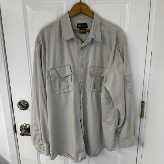 faded glory dress shirts Faded Glory Long Sleeve Button Down Plaid Blue Casual Shirt Size L