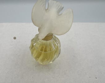 Vintage Miniature Perfume Nina Ricci L'air du temps single dove Lalique .17 Oz