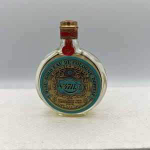 Vtg 4711 Agua de Colonia Original Botella Sellada Kolnisch Wasser Gold Back 1.7