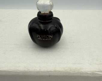 Vintage Christian Dior Poison Esprit de Parfum 90s Mini 0.17 oz NEW OldStock Ful